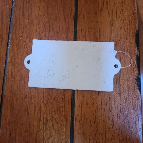 NWT WASH YOUR HANDS Metal Cast Iron Sign TradeCi 5" x 2.5" - Picture 2 of 2